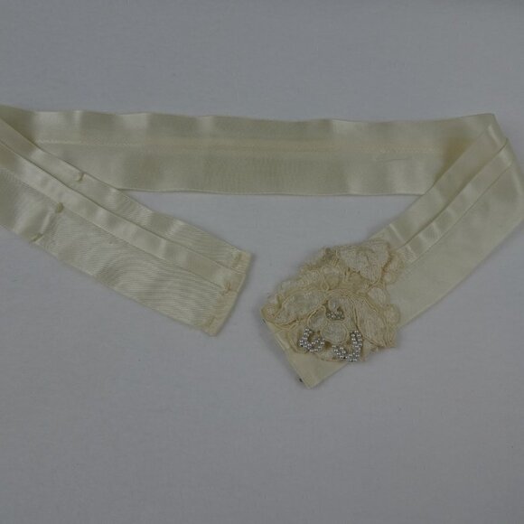 VTG 80s 90s Wedding Dress Ivory Lace Custom Made Size S Party Prom with Jacket - Picture 14 of 16